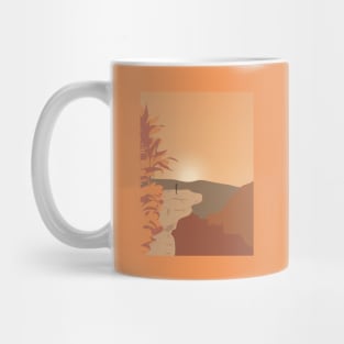 Hawksbill Crag at Whitaker Point, Arkansas Mug